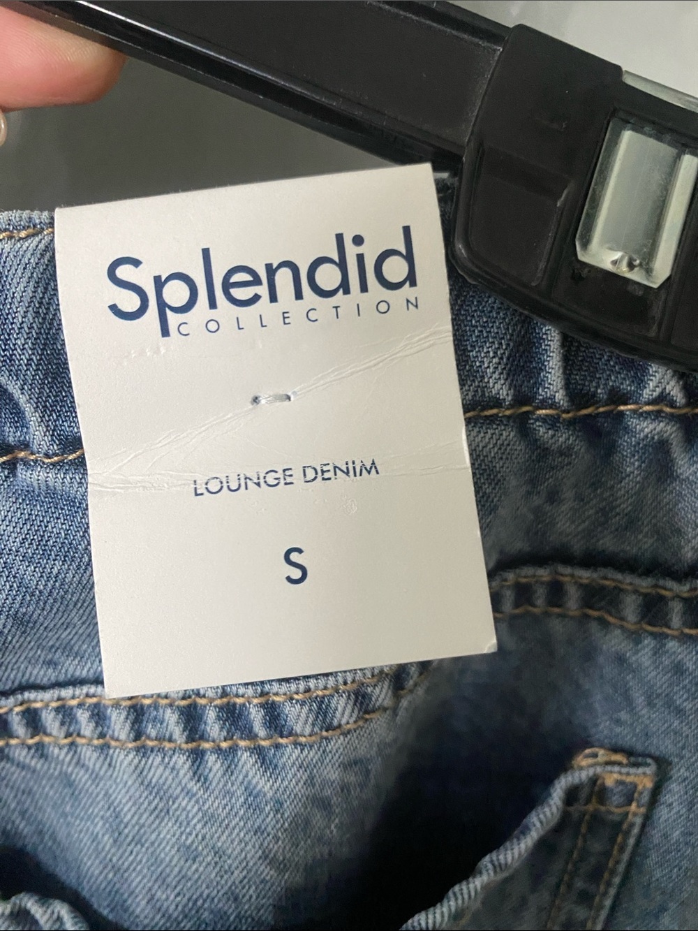 Splendid Light Blue Wide-Leg Drawstring Jeans - Picture 5 of 7